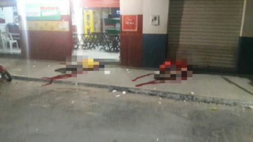 Duas pessoas são mortas a tiros em porta de Bar em Livramento