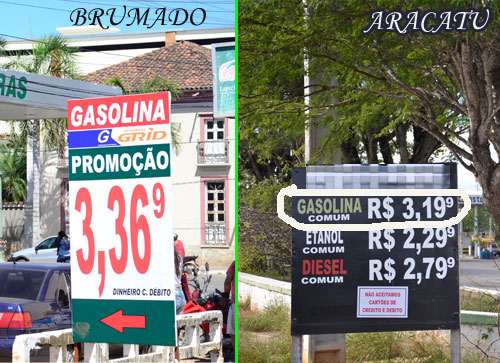 Gasolina em Aracatu é vendida mais barata que em Brumado