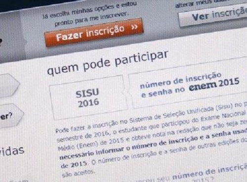 Começam matrículas para estudantes aprovados no Sisu