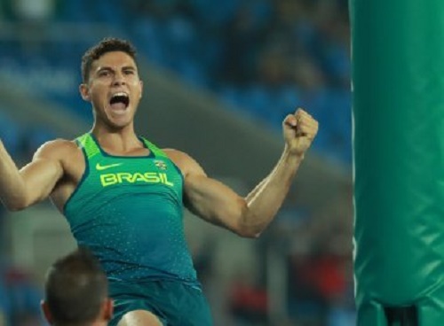 Thiago Braz bate recorde olímpico e fatura ouro no salto com vara