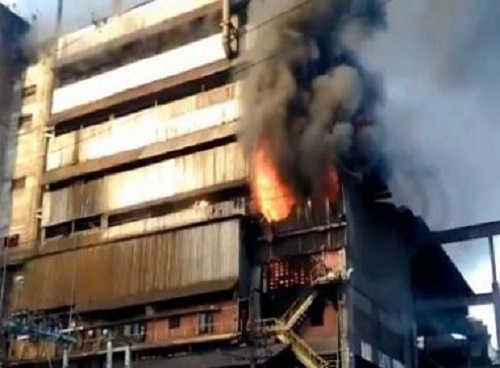 Incêndio atinge sede da mineradora Vale em Simões Filho