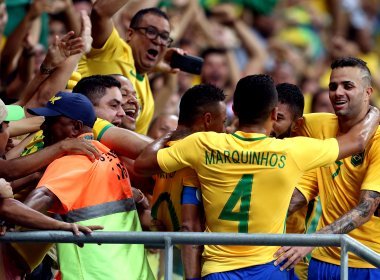 Arrasador, Brasil supera má fase, vence Dinamarca e se classifica na Olimpíada