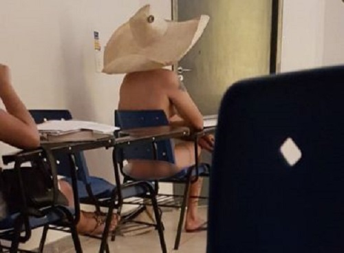 Aluno fica nu em sala de aula na UFG após discussão sobre arte