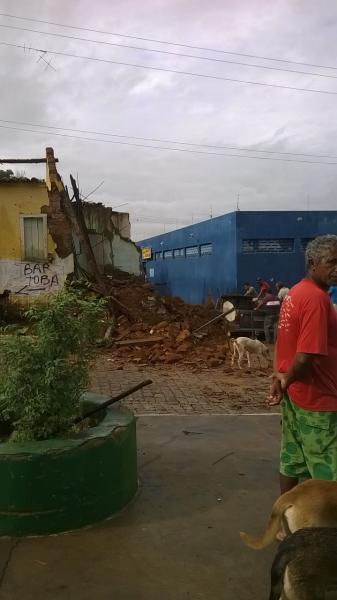 Chuva continua provocando estrago na cidade