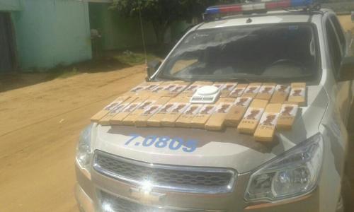 Quase 30 kg de maconha com foto de desenho animado são apreendidas pela PF