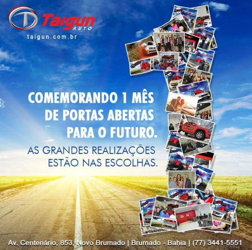 Um mês de Taigun Auto em Brumado e muitos motivos para se comemorar