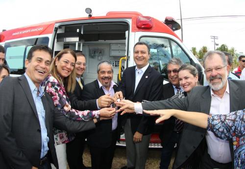 Dez ambulâncias avançadas do Samu 192 são entregues pelo governo; Guanambi foi contemplada