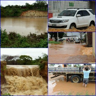 BARRAGEM ROMPE E PROVOCA ALGAMENTO EM GUANAMBI