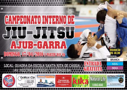 Será realizado em Brumado o Campeonato Interno de Jiu-Jitsu