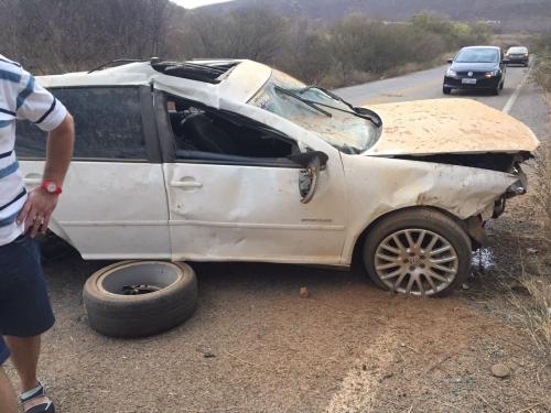 Capotamento deixa uma vítima fatal na BA 148 em Rio de Contas