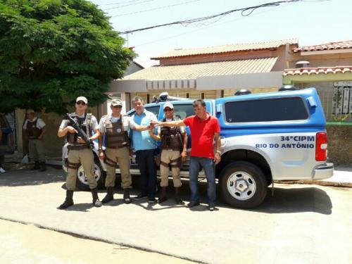 34ª CIPM recebe mais uma viatura nova que será destinada à Rio do Antônio