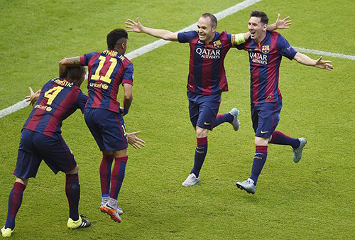 Neymar marca, Barça vence a Juventus e conquista o penta da Liga