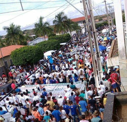 População de Paramirim e mais quatro cidades protestaram contra projeto de Adutora