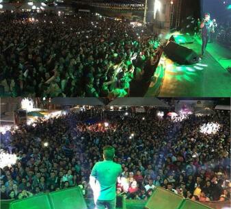 São João 2015: Uma multidão tomou conta de Maetinga para ouvir Léo Magalhães 