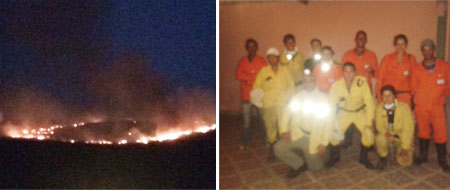 Incêndio na Serra do Rio da Água Preta em Ituaçu é controlado e prefeito agradece as Brigadas pelo empenho