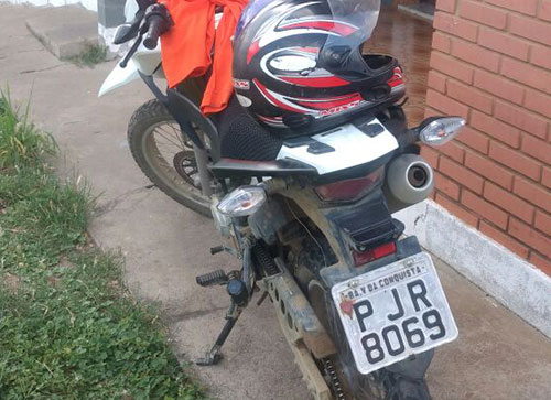 Moto Roubada em Conquista é recuperada pela PM em Itambé