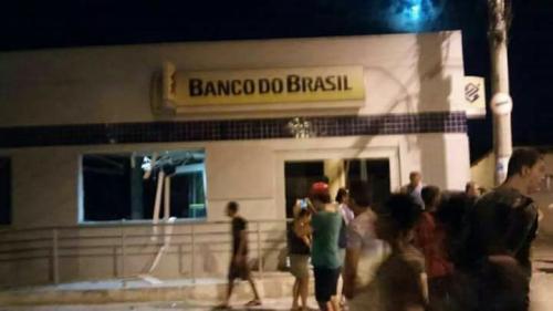 Bandidos explodem Banco do Brasil em Jussiape, Chapada Diamantina