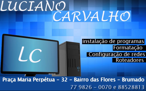 Luciano Carvalho: Consertos e manutenção de computadores