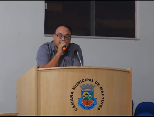 Vereador alerta sobre o perigo da Embasa levar água de Maetinga para Jânio Quadros