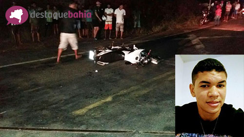 Jovem guajeruense de 18 anos morre após colidir moto contra trem em Malhada de Pedras