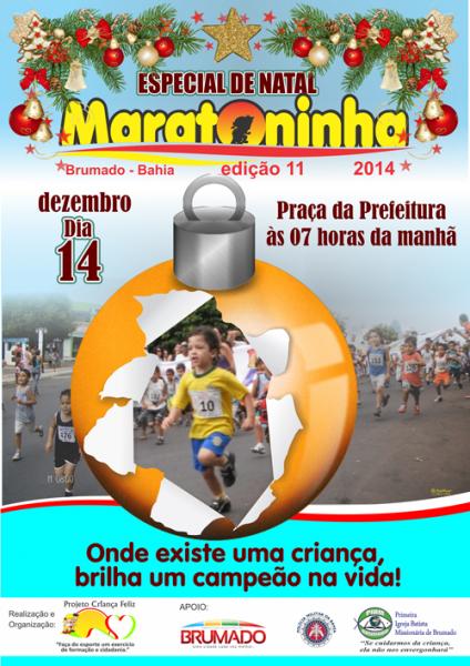 A Maratoninha está chegando!