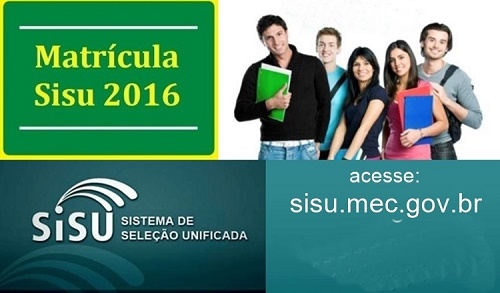 Começam as matrículas para aprovados no Sisu do 2º semestre
