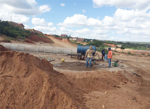 Parque Municipal está sendo construído em Maetinga