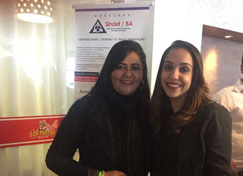 Empresária Perinalva Dias participou em Feira de Santana de grande encontro de Empresas Funerárias