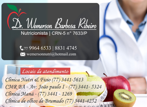 Passe por um nutricionista e tenha uma vida mais saudável