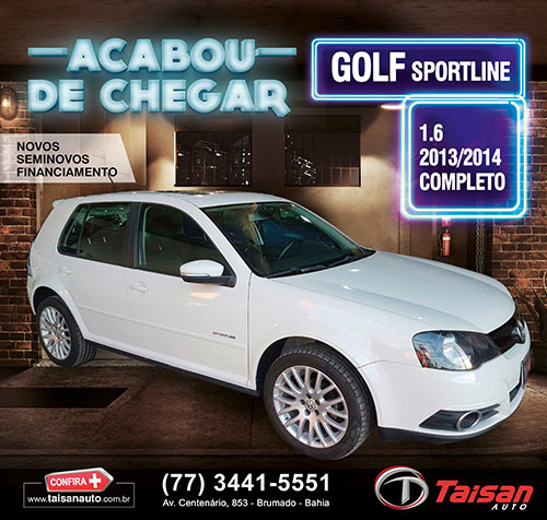 Acabou de chegar na Taisan Auto o Gol Sportline 1.6 completo