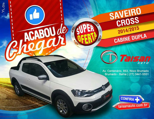 Uma super Saveiro com preços e condições incríveis aguarda por você na Taisan Auto