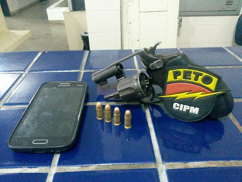 Menor é preso em posse de arma de fogo em Brumado