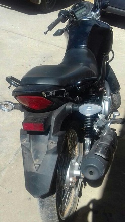 Moto roubada é recuperada pela polícia no Bom Jesus em Brumado