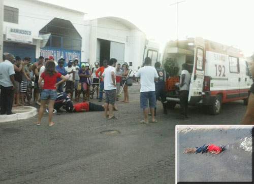 Acidente grave é registrado na Av. Lindolfo Azevedo Brito