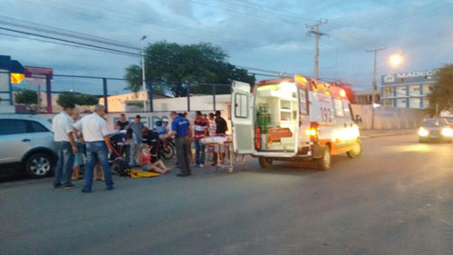 Acidente com omissão de socorro na Avenida Centenário em Brumado