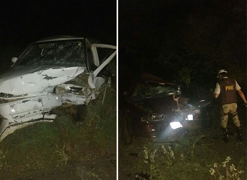 Quatro pessoas ficam gravemente feridas em acidente na BA - 148, entre Brumado e Livramento