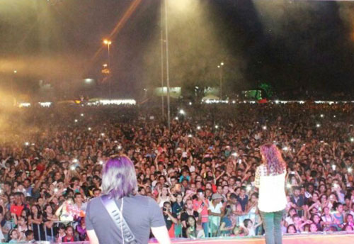 Show de Aline Barros atraiu mais de 20 mil pessoas em Guanambi