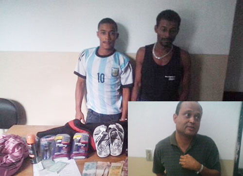 Conquistenses são presos por futos e roubo em Aracatu