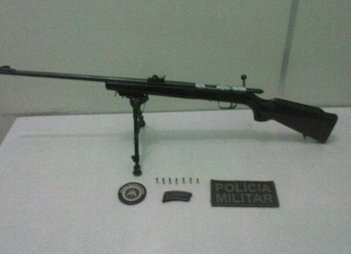 Representante comercial do Rio do Antônio é detido com Rifle em Lagoa Real