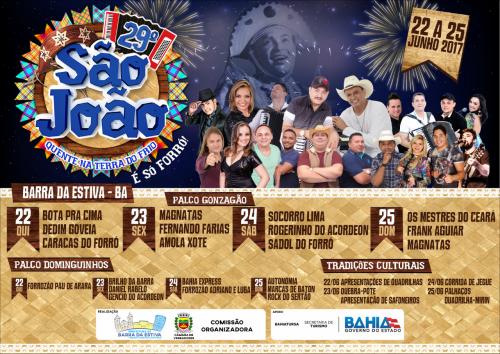 Festejos juninos: Confira as atrações do São João de Barra da Estiva