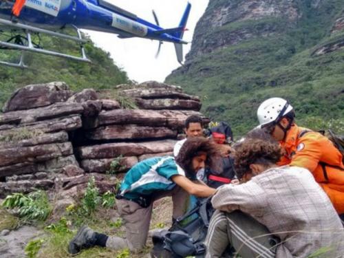 Após 5 dias de trilha na BA, turista passa mal e é resgatado na Chapada
