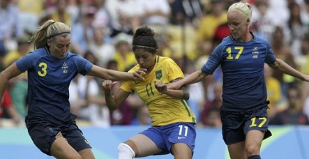 Brasil perde nos pênaltis para Suécia e fica fora da final do futebol feminino