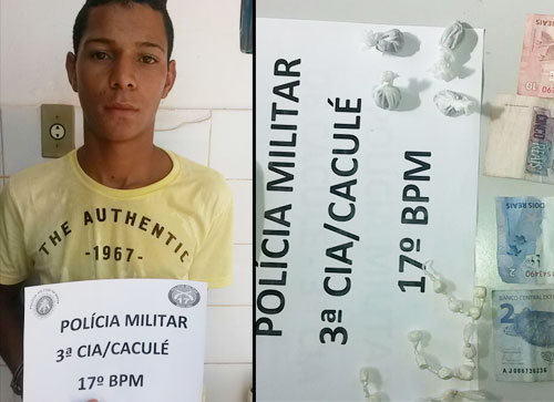 Operação Caculé sem drogas tira mais um traficante de circulação