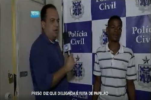 Foragido da cadeia de Livramento zomba da unidade e a chama de “cadeia de papelão”