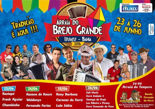 Arraiá do Brejo Grande em Ituaçu; tudo para a maior festa junina da Chapada