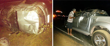 Empresário Barrestivense capota veículo em rodovia próximo a Jequié