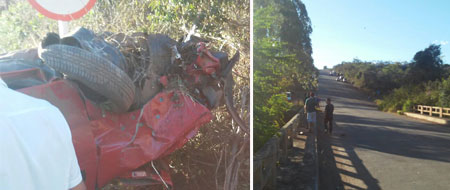 Empresário Brumadense e irmão do ex – vereador Leonardo Vasconcelos sofre grave acidente na Chapada Diamantina