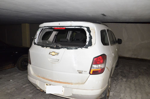 Vereador colide contra árvore e carro da câmara fica danificado