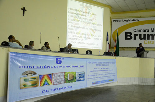 Teve inicio a 6ª Conferência Municipal de Saúde de Brumado