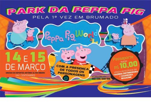 O Park da Peppa irá trazer uma mega estrutura e participação de todos os personagens